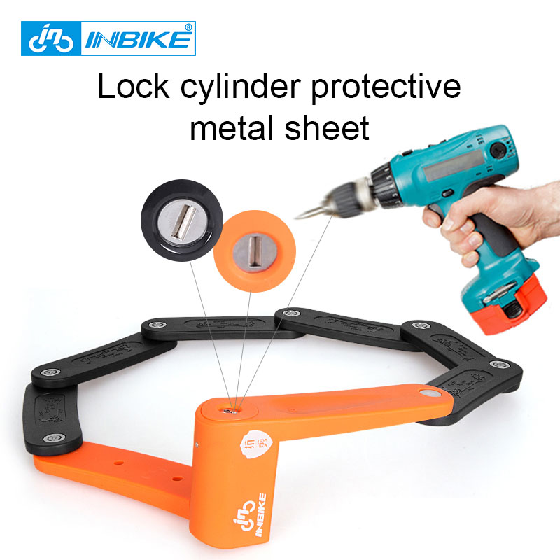 Inbike Anti-Shear Van 12 Ton Hydraulische Cutter Fietsen Mtb Bike Lock Anti Diefstal Motorfiets Slot Elektrische Fiets Keten lock AD023