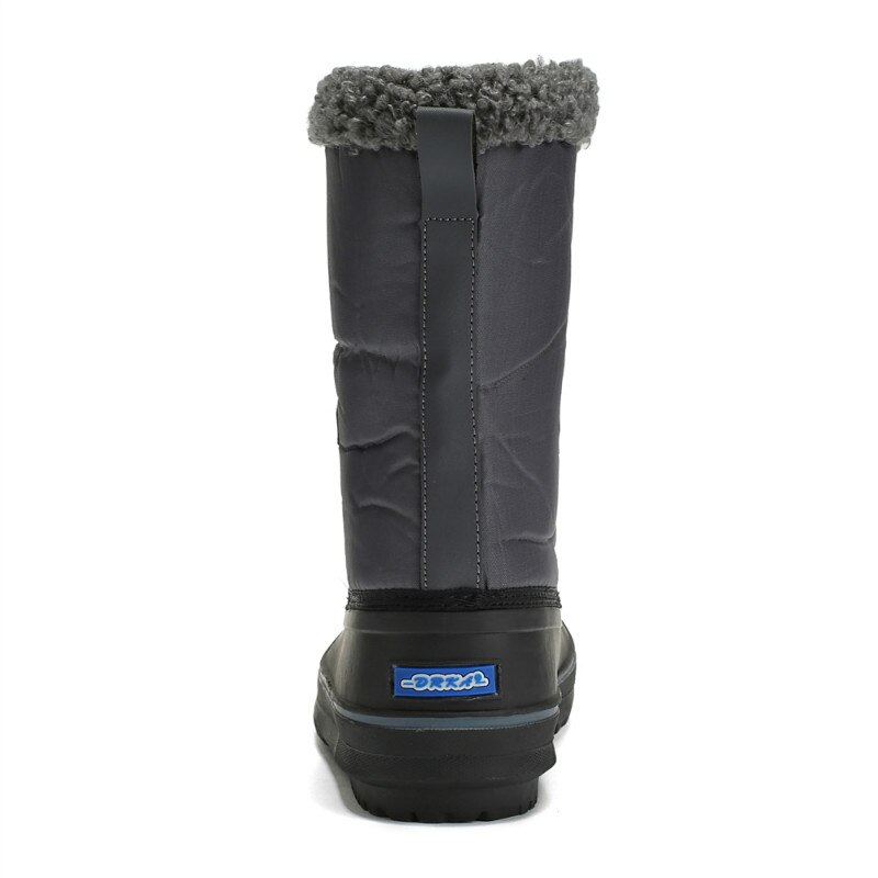 Chaussures enfants garçons bottes d'hiver enfants bottes de neige chaudes enfant en bas âge garçon fille chaussures d'hiver en caoutchouc semelle en peluche imperméable bottes filles