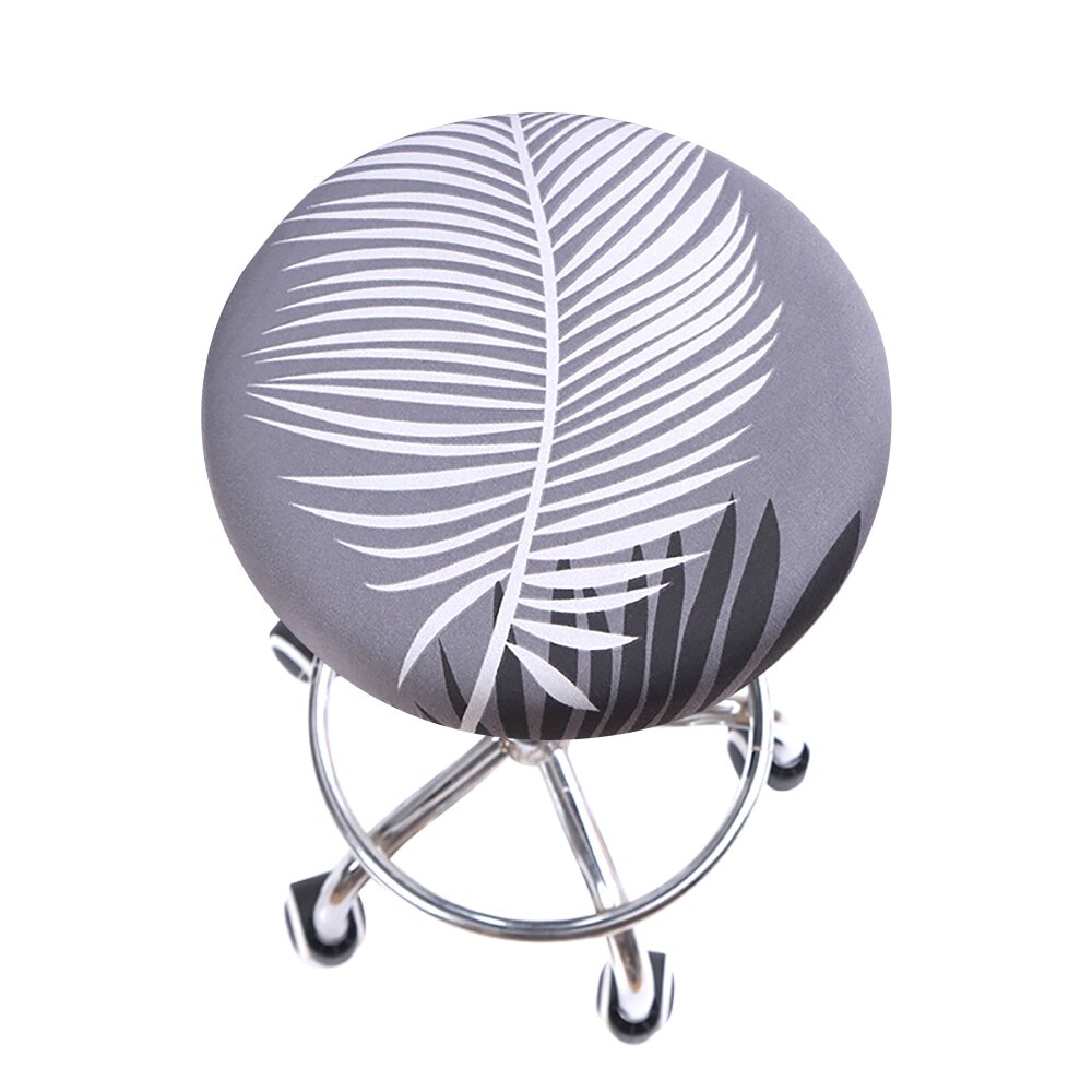 Ronde Stoel Cover Barkruk Cover Elastische Seat Cover Stoel Protector Effen Kleur Thuis Stoel Hoes Spandex: 10