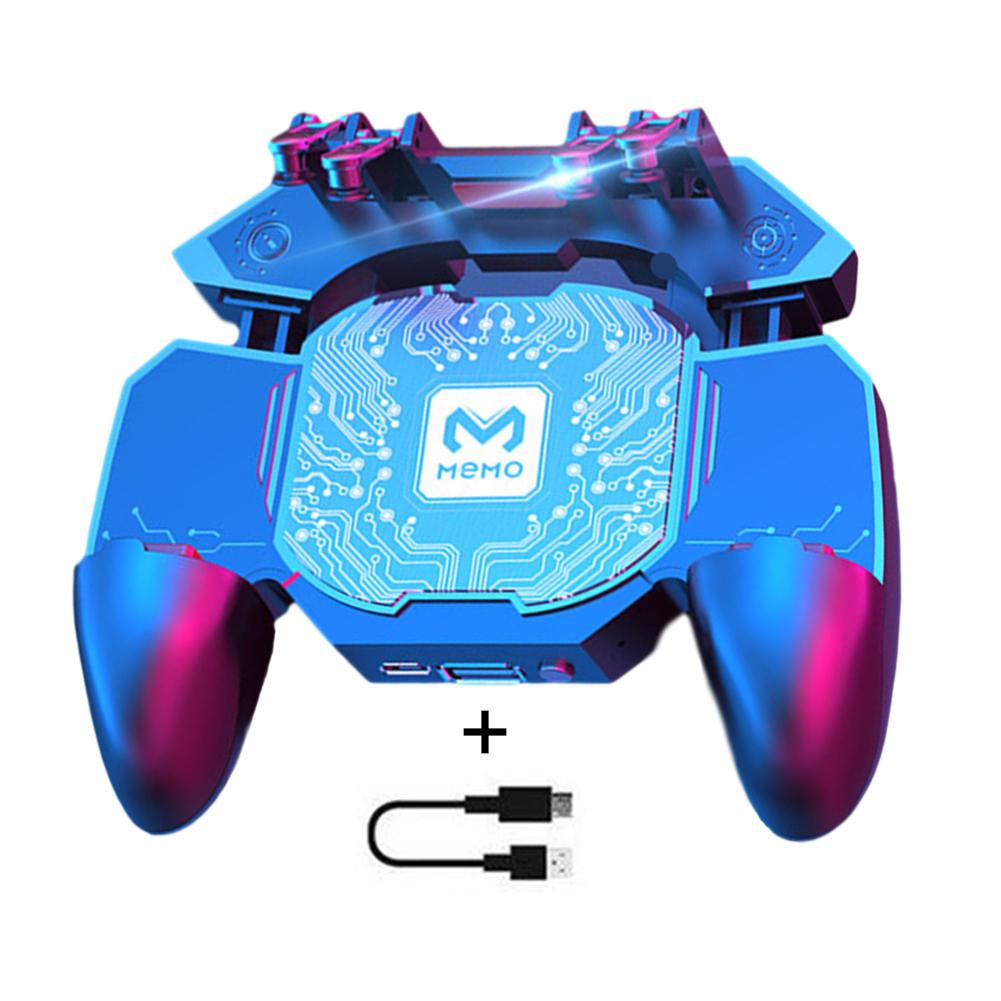 Zes Vinger Gamepad Voor Mobiele Telefoons Game Controller Joystick Gamer Accessoires