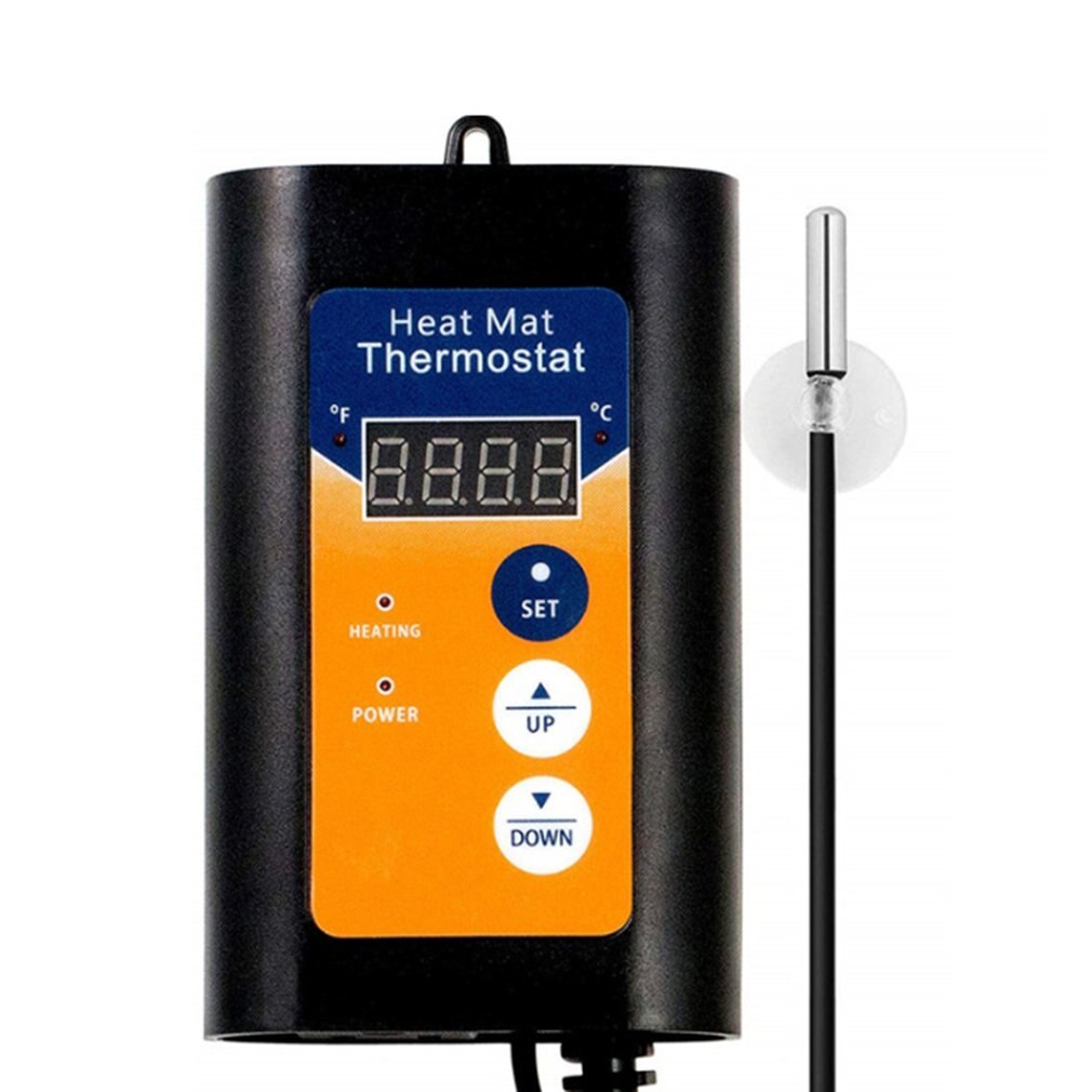 Digital varmemåtte termostat 1150w 230v temperaturregulator til hydroponiske planter frøspiring krybdyr kæledyrsforsyninger