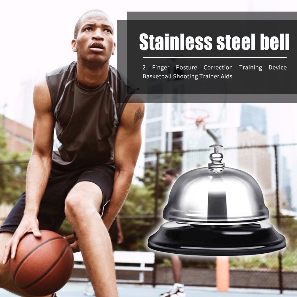 Edelstahl-ballkontrollglocke, basketball-reaktionstrainingszubehör für indoor-sport und dekoration