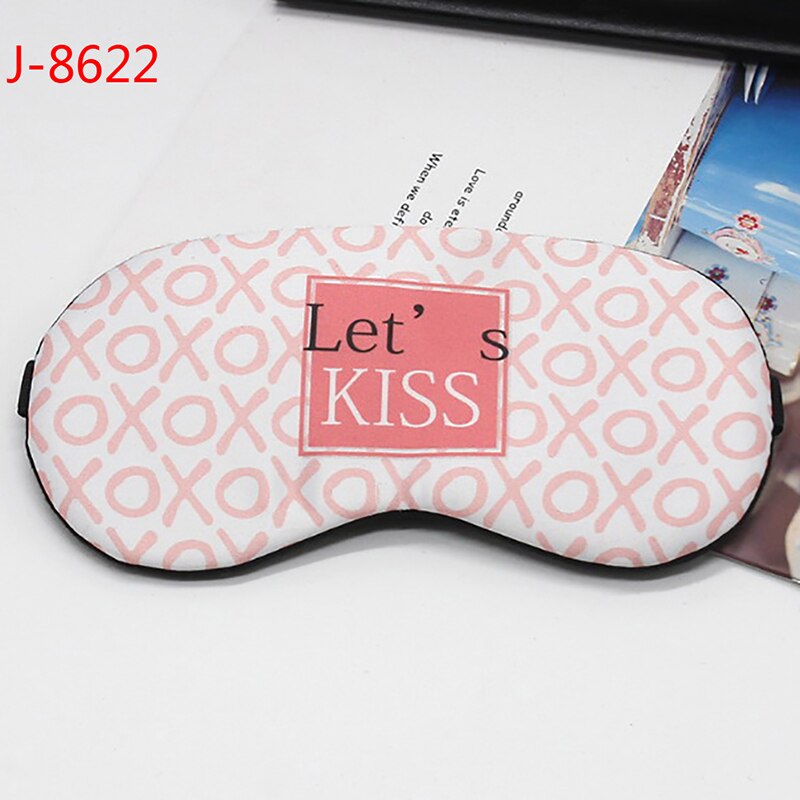 Katoenen cartoon ooglap slaapmasker schattig grappig anime slaapmasker oogbedekking reis ontspannen oogband slaaphulpmiddel kinderblinddoeken