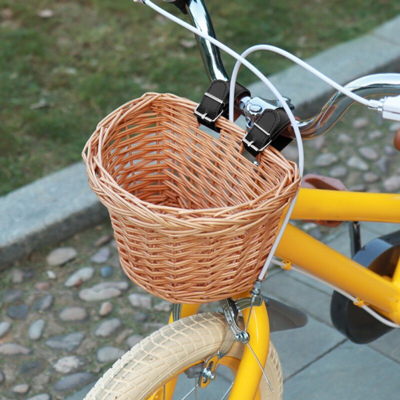 Panier de vélo en plastique noir avec fixation Plaza - Bellelli