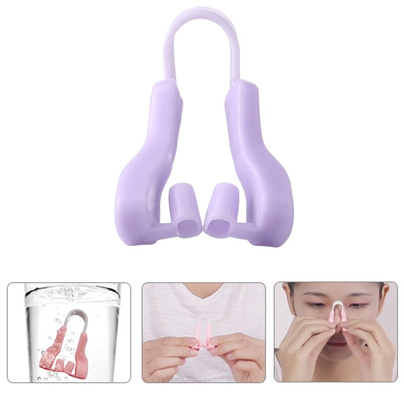 Slaap Nose Clip Anti Snurken Aid Siliconen Slaap Apparaat Slaap Lade Slapen Aid Apneu Guard Night Apparaat Neus Adem Met case