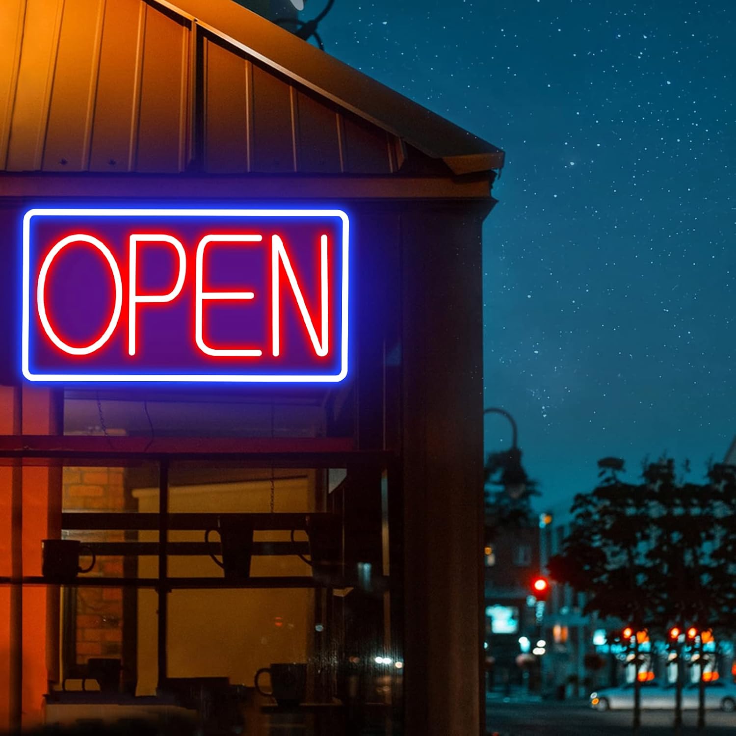 Open Neon Signs for Business LED Neon Open Signs Light Up Open Sign for Shop Store Florists Bar Salon Cafes Restaurant Pubs