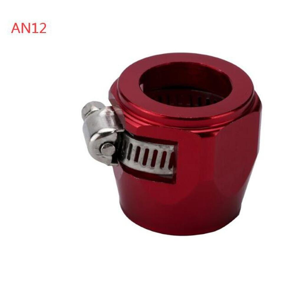 AN4 AN6 AN8 AN10 AN12 pince de finisseur de tuyau de voiture radiateur modifié pince de tuyau de carburant boucle Automobile collier de finisseur de tuyau: Red-AN12