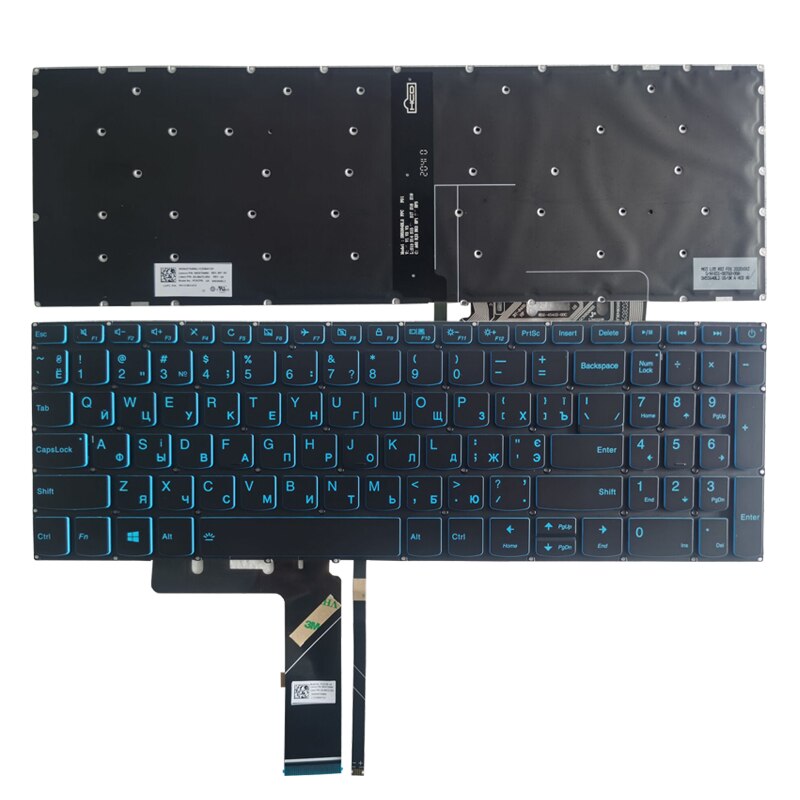 RU/RussianLaptop Keyboard for Lenovo IdeaPad L340-17 L340-15 L340-17IRH L340-15IRH With Blue Backlight