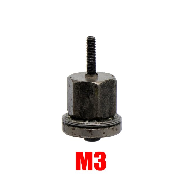 36pcs Rivet Nut Head Kit Iron Galvanized Hand Rivet Head Set with M3/M4/M5/M6/M8/M10 M3-M10 Nuts Assortment Simple Installation:  M3