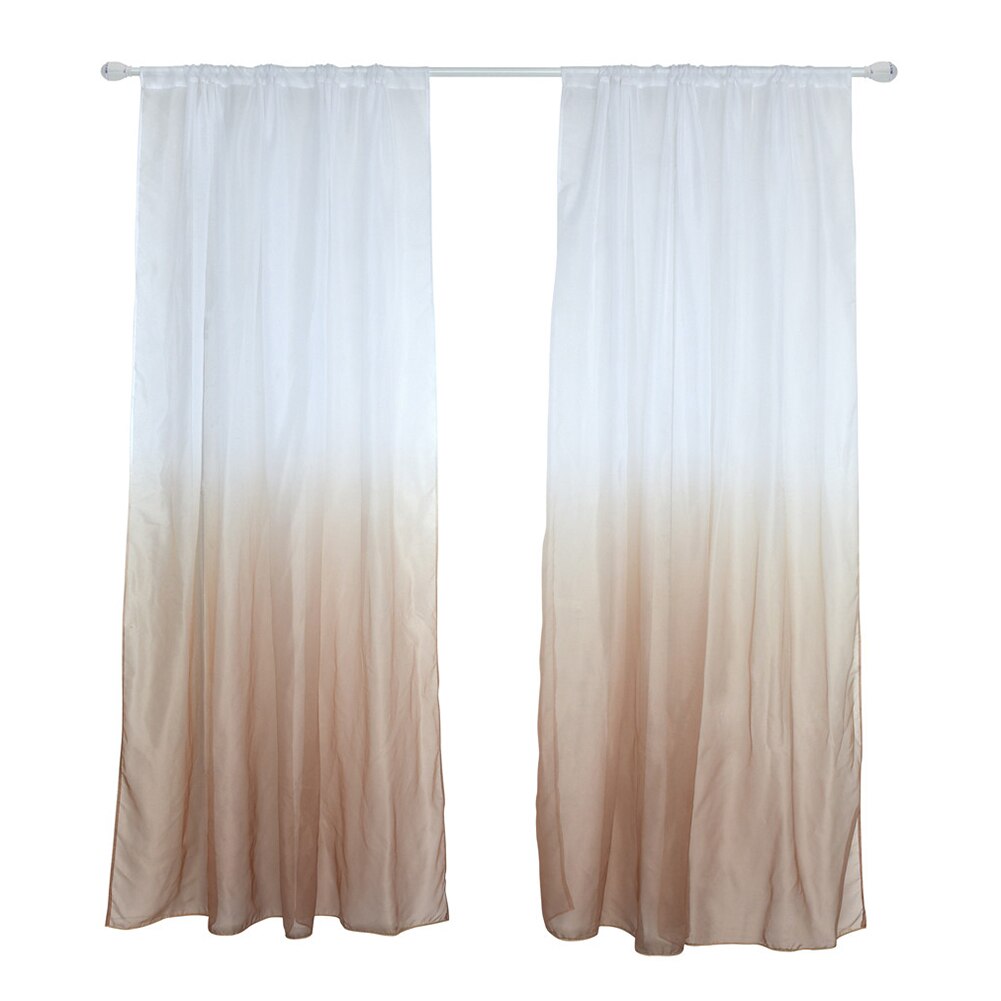 ! moderne gradiëntkleur raam tule gordijn transparante gordijn valance slaapkamer decoratie huistextiel