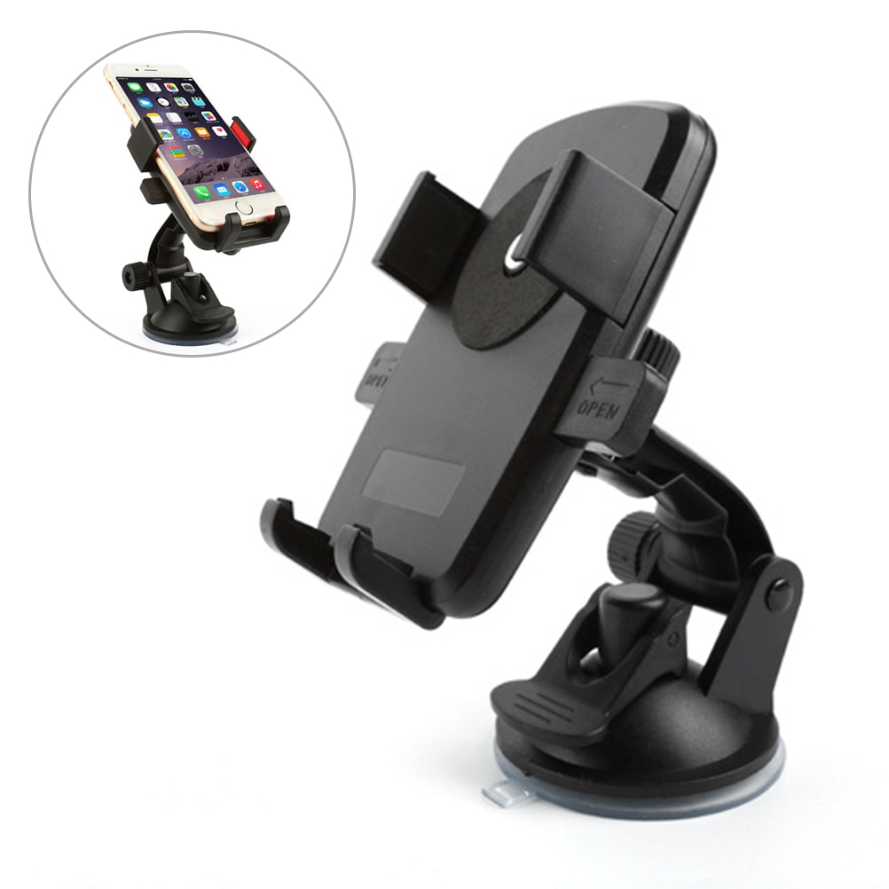 Car Phone Mount Holder Support Windshield Dashboard Universal Car Mobile Phone Cradle for Smartphone and GPS