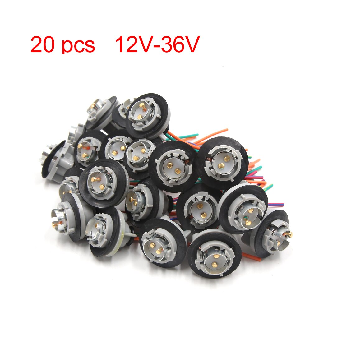 X Autohaux 1157 Brake Light Bulb Wire Socket Turning Signal Lamp Light Socket Connection Harness Wiring for Car 1/2/4/6/10/20Pcs