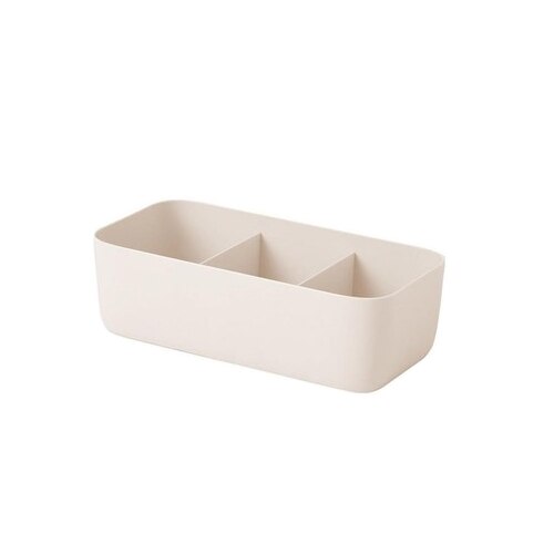 Cajones para sujetadores de ropa interior, caja de almacenamiento, cajones de armario de plástico, caja organizadora, caja organizadora, contenedor organizadora de cosméticos, accesorios para el hogar: Beige L
