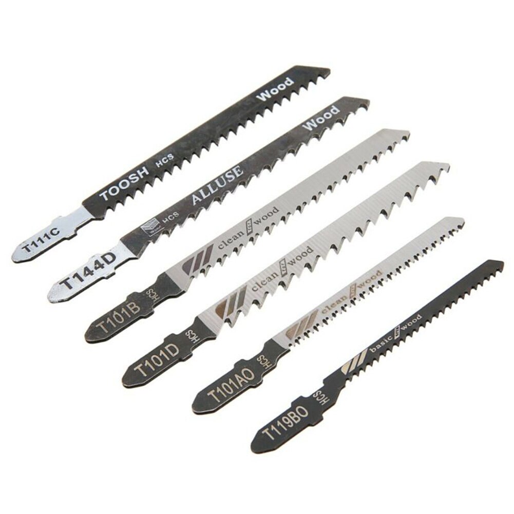 30 IN 1 Jigsaw Blade PVC Wood Plastic Fast Cut 144D 101D 101B 111C 119BO 101AO Metal Steel T-Shank Jigsaw Blade Set Woodworking