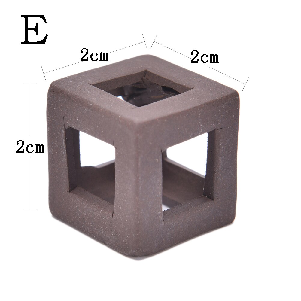 Aquarium Fish Tank Miaed Shaped Home Shrimp Spawn Nest Shelter Breeding Cave Escape House Plant Moss Live Tank Decoration: E