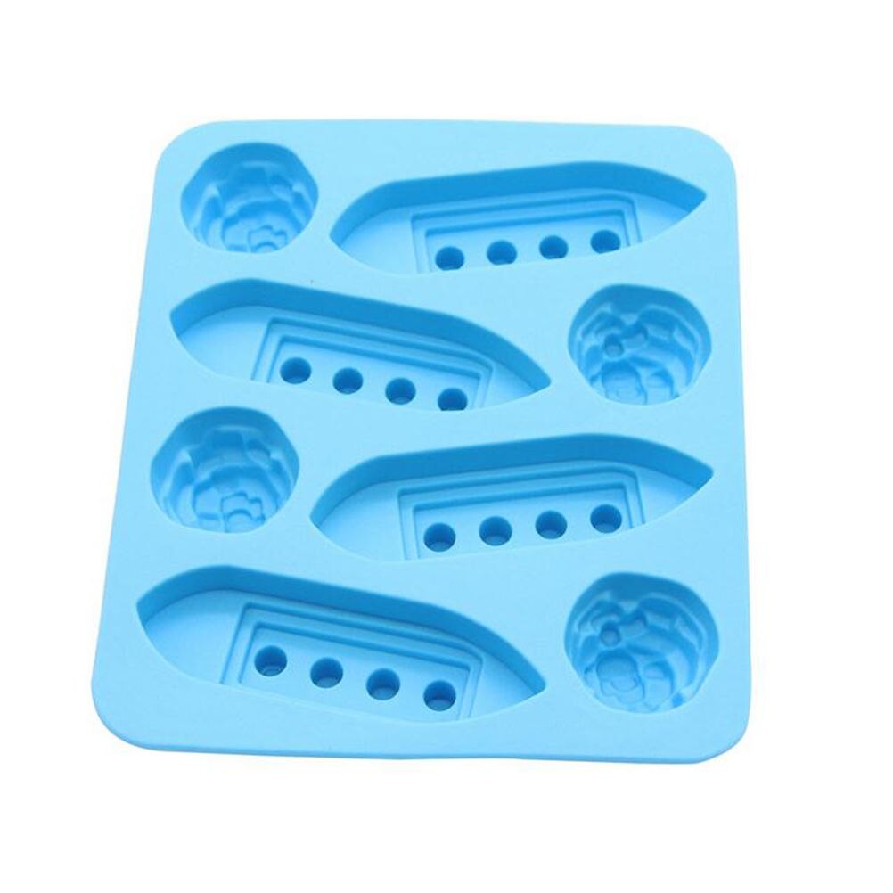Silicone Titanic Shaped Ice Cube Mold Trays Ice Patterns Boat Iceberg Shape Carving Mold Mould Maker For Party Drink