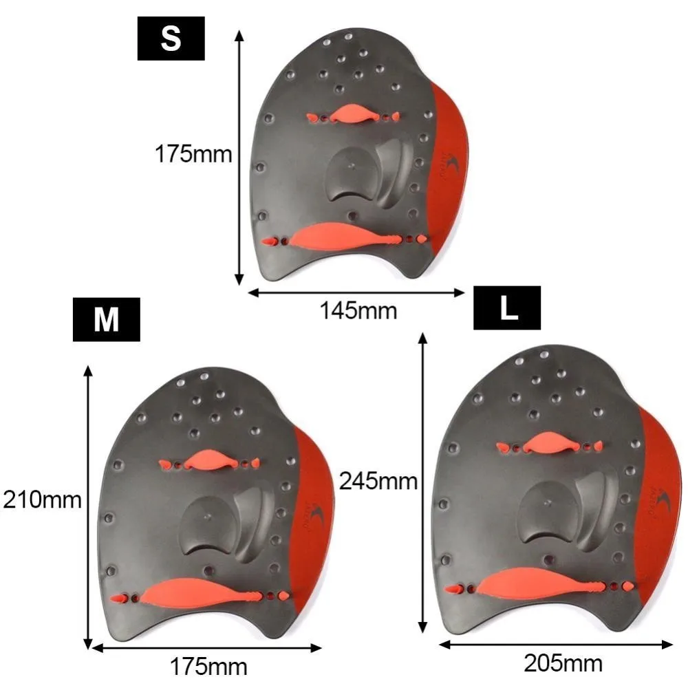 Professionele volwassen kinderen zwempeddels gordels correctie handvinnen flippers palmvinger zwemvliezen handschoenen peddel