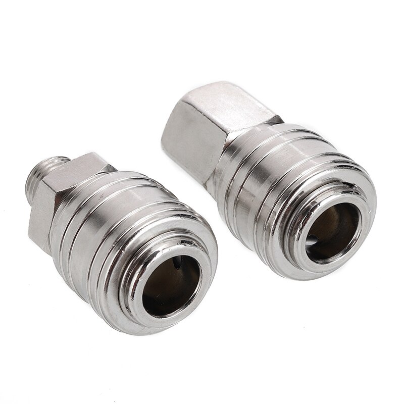 EU 1/4" Air Line Hose Fitting BSP Male/Female Thread Air Line Fitting Compressor Connector Coupler Pneumatic Tool Accessories