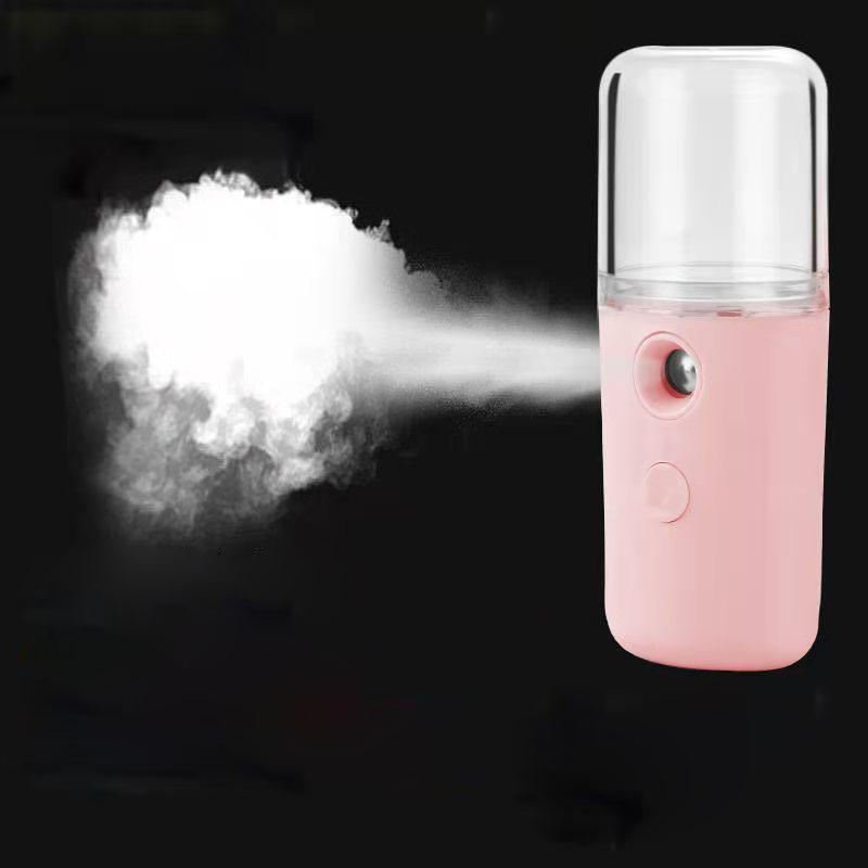 Gezicht Moisturizer Spuit Draagbare Luchtbevochtiger Handheld Water Verstuiver Facial Mini Nano Mist Diffuser Stoomboot Vernevelaar Schoonheid