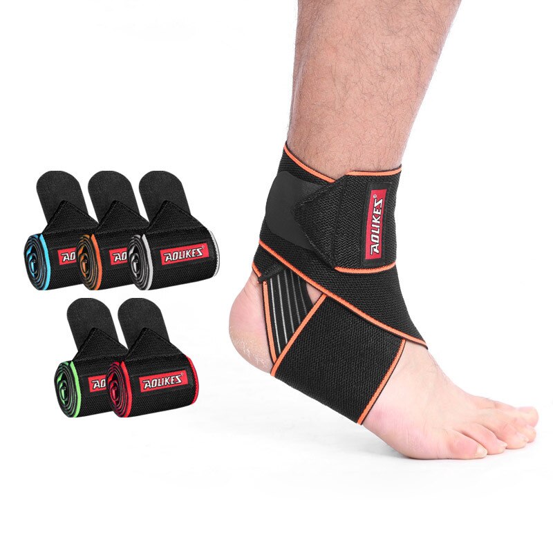 Enkel Ondersteuning 1 Paar Sport Enkelbrace Compressie Strap Weave Elastische Bandage Voet Beschermende Basketbal Gym Veiligheid Fitness