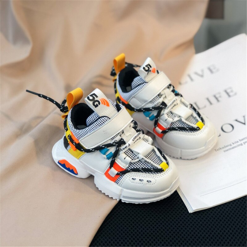 Kinderschoenen unisex peuter meisjes jongens sneakers ademend zachte zool outdoor tennis kinderschoenen kinder hardloopschoenen