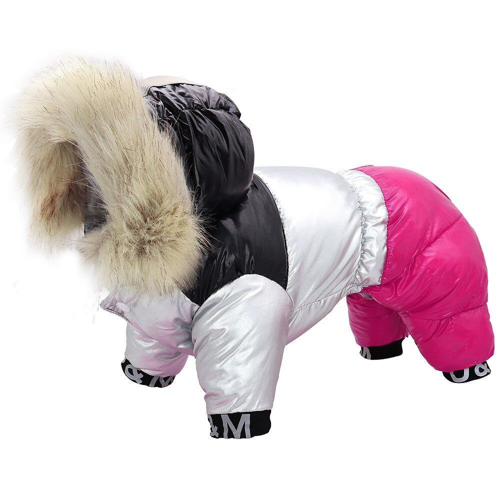 Vêtements chauds pour chiens bouledogue français | Vêtements d'hiver pour chiens Chihuahua Yorkies, manteau pour animaux domestiques, veste pour chiens, vêtements pour animaux domestiques Ropa Perro: Rose / 18