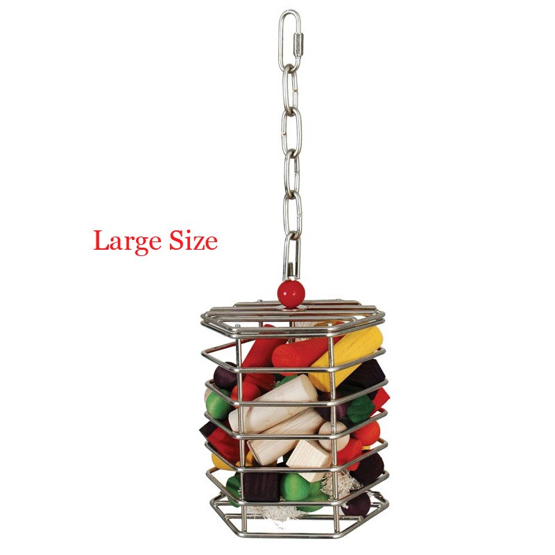 Picture of Bird Toys Parakeet Toys Conure Toys Bird Foraging Wall Toy...