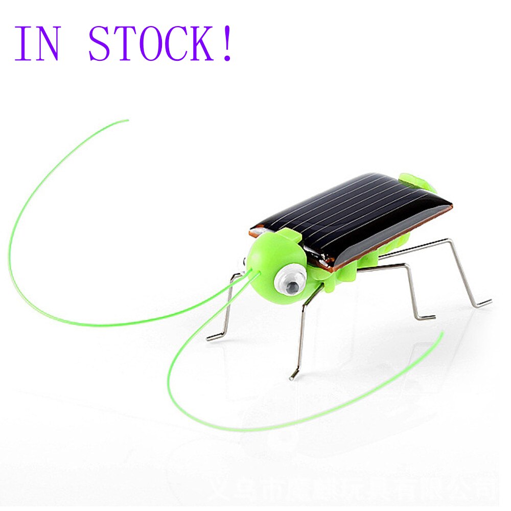 Solar Grasshopper Educational Solar Powered Grasshopper Robot Toy Required Gadget Solar Toys No Batteries For Kids