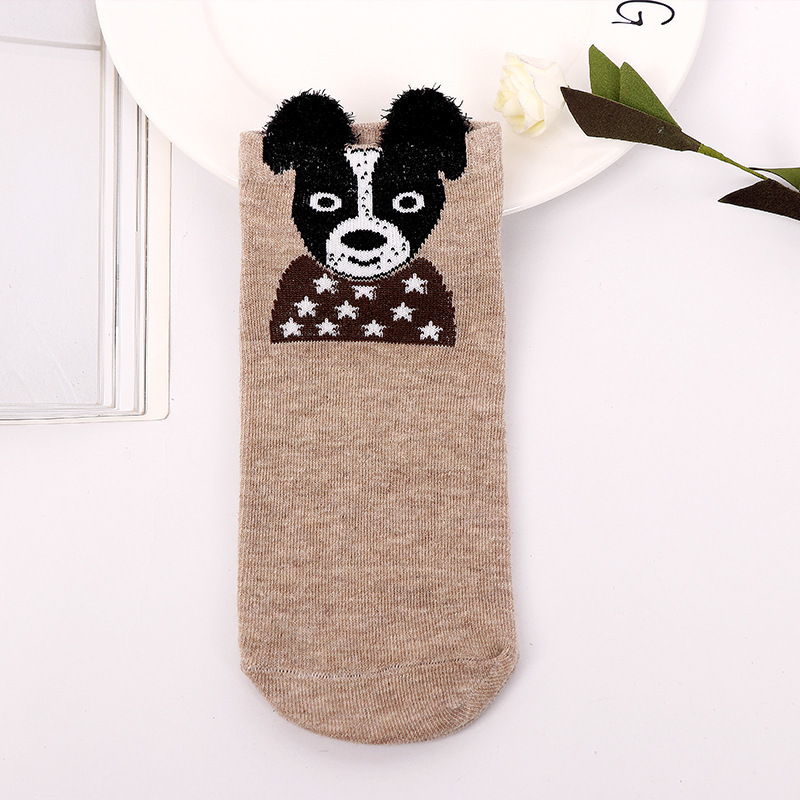 Calcetines tobilleros con estampado de personajes de dibujos animados para mujer, medias tobilleras con estampados, estilo Harajuku, Hipster, XG20, 1 par = 2 uds.: XG20gou
