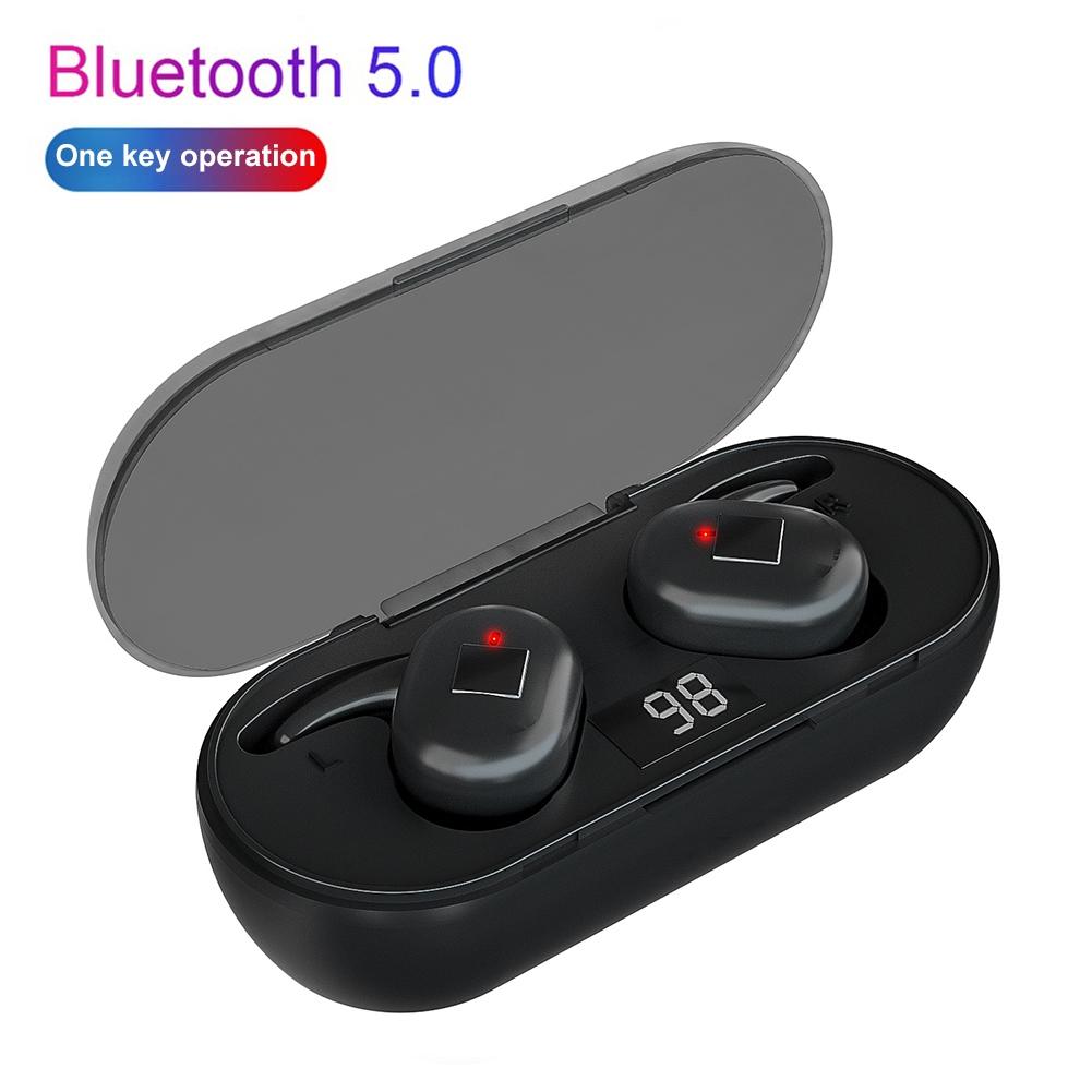 Q1 Tws Bluetooth 5.0 Draadloze Stereo Geluid Ruisonderdrukking Koptelefoon Voor Telefoon Draadloze Koptelefoon Draagbare Stabiele Verbinding