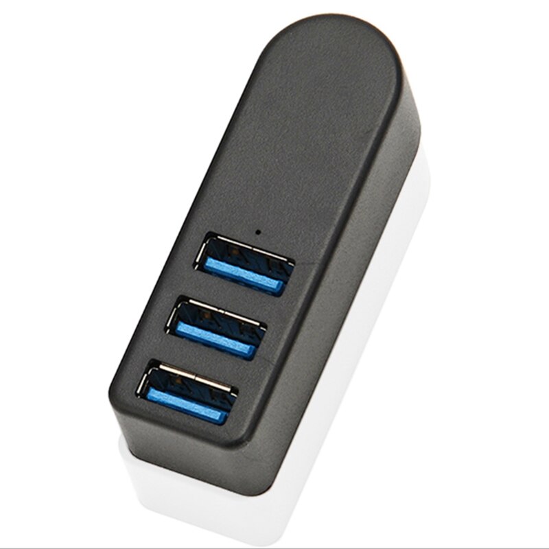 USB 3,0 Hub, 90 °/180 ° grados giratorio USB Splitter USB A Adaptador USB centros para Windows PS3 PC MAC portátil Mac libro