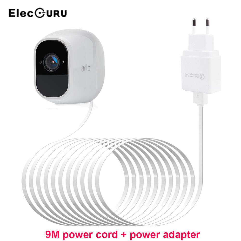 thumbnail image 2 of HOLACA 30ft Outdoor Power Cable & Adapter For Arlo Ultra, Arlo Pro 4/3 – White 2 of 3