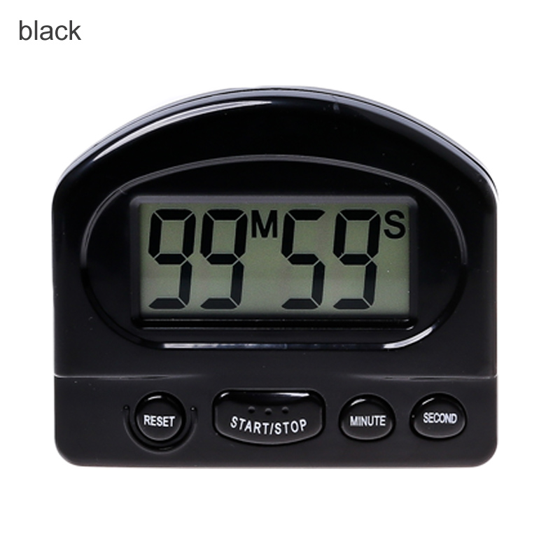 Kitchen Timer Kitchen Tools Gadgets Practical Kitchen Countdown Timer Alarm White Black Cooking Timer Alarm Clock 1 Pcs: Black