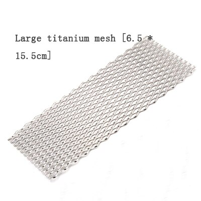 Galvanoplastie de maille de titane platine, électrode de maille de titane or et argent bijoux galvanoplastie plaque positive processus métallique: B