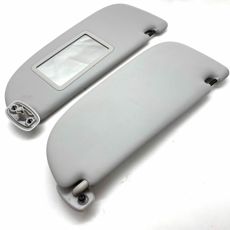 Visera interior gris con espejo de maquillaje para Peugeot 206 para Citroen C2 1999 gris izquierda/derecha
