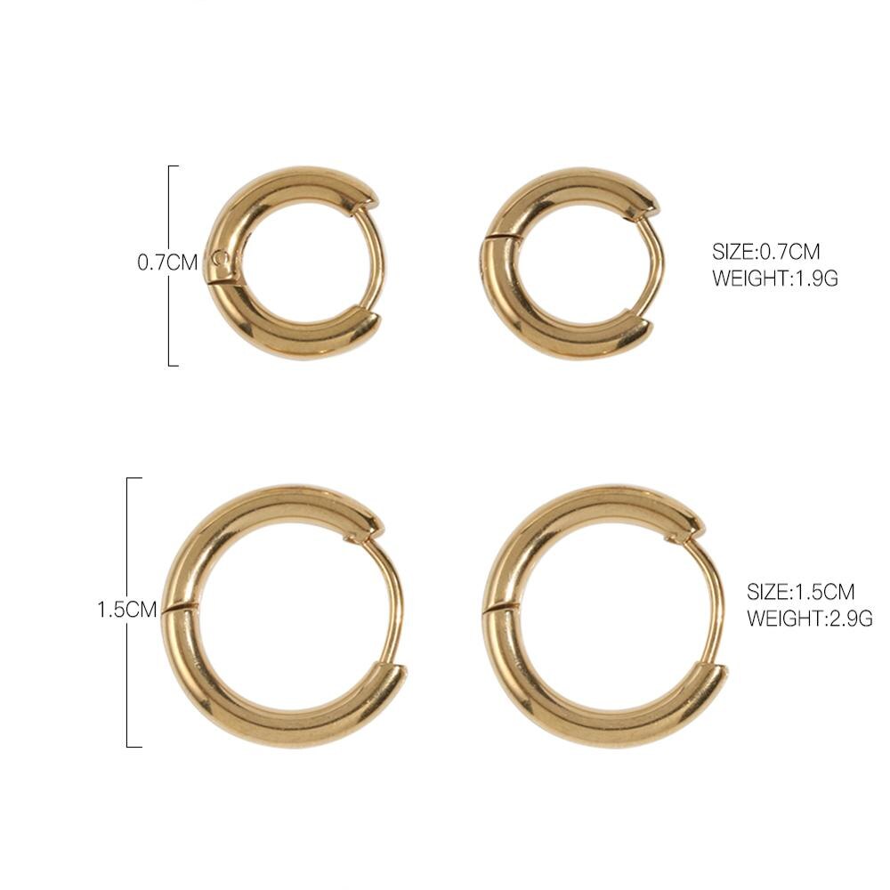 Hoepel Oorbellen Voor Vrouwen Sieraden Oorbel Ringen Eenvoudige Charme Gouden Oorbel Voor Een
