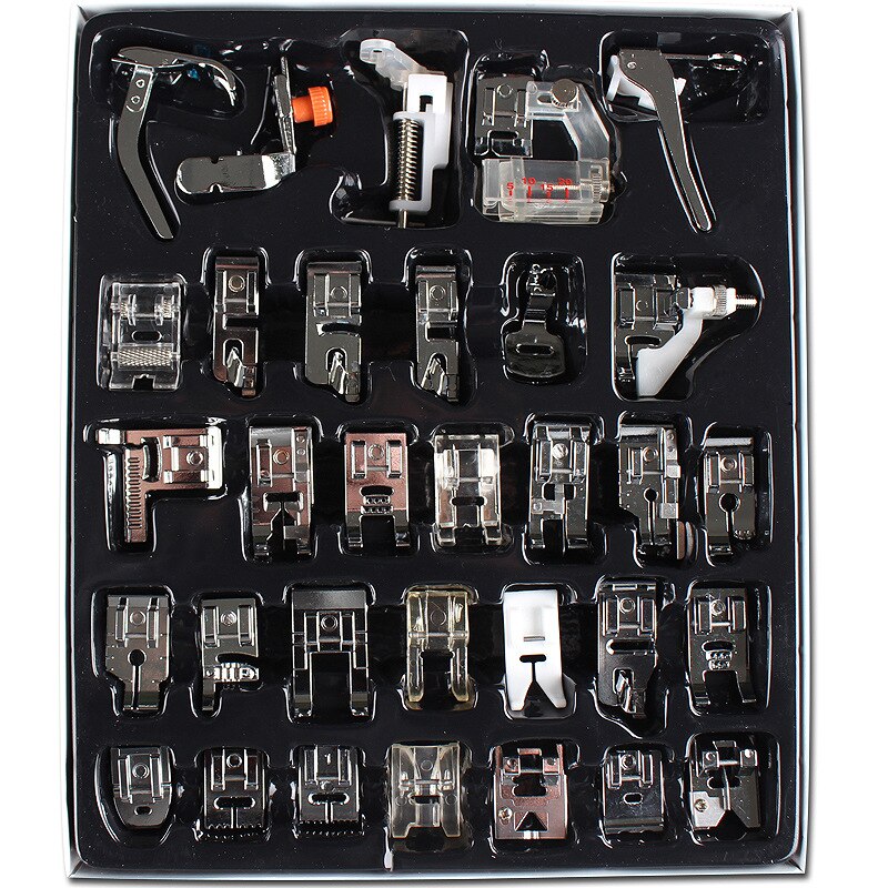 11/32/48/72PCS Sewing Machine Supplies Presser Foot Feet Accessories Singer Brother Sew Kit Braiding Blind Stitch Overlock Parts