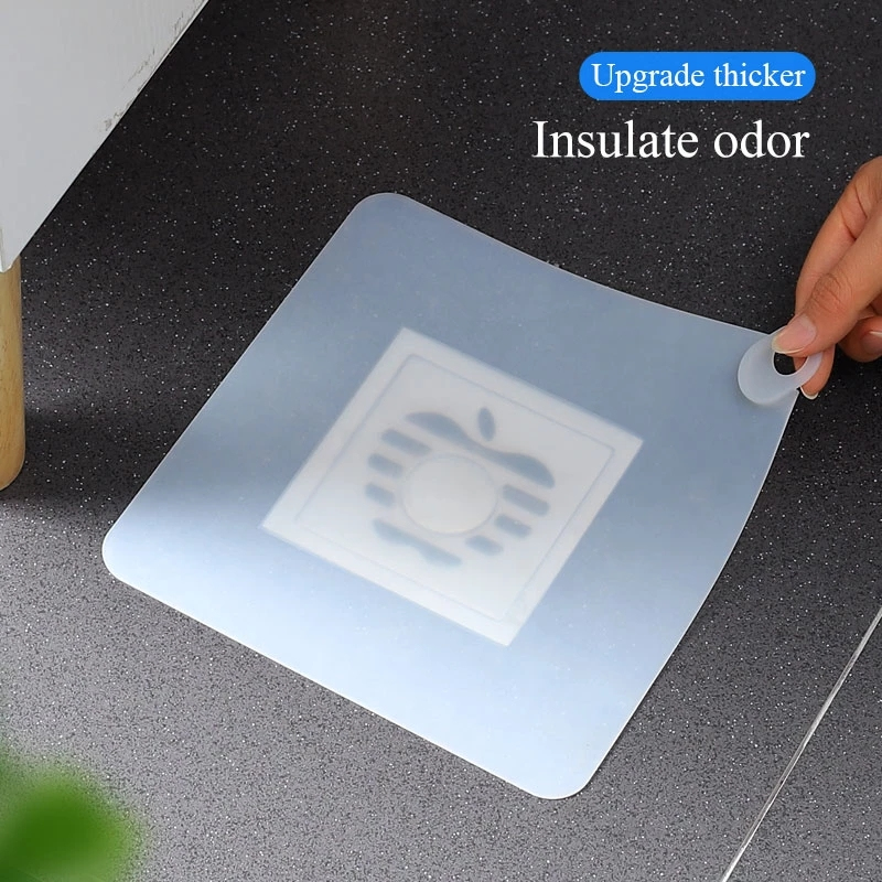 tapis de vidange en Silicone, Anti-odeur, déodorant, Anti-odeur, pour égouts