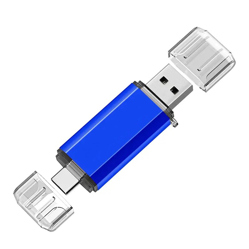 Type-C 2 in 1 OTG 128GB 64GB Pendrive High Speed USB Flash Drive OTG Pen Drive 64GB 128GB 2 in 1 Type C OTG USB Flash Drives: Default Title