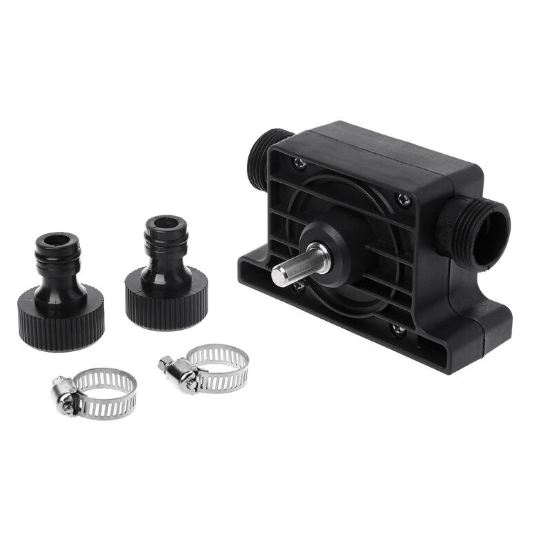 Electric Drill Pump Self-Priming Transfer Oil Fluid Water Anti-Corrosion High Temperature Resistant Portable