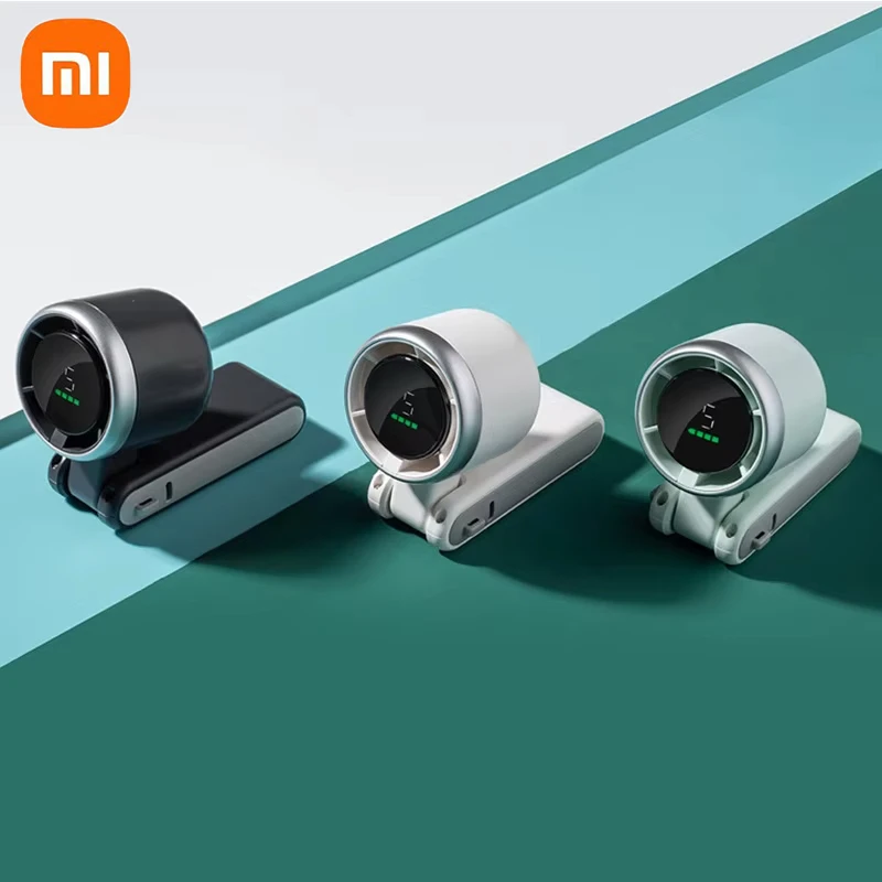 Xiaomi mini turbine ventilator handventilator met usb-oplaadfunctie bureauventilator camping bergbeklimmen draagbare nekventilator kleine ventilator draagbare ventilator