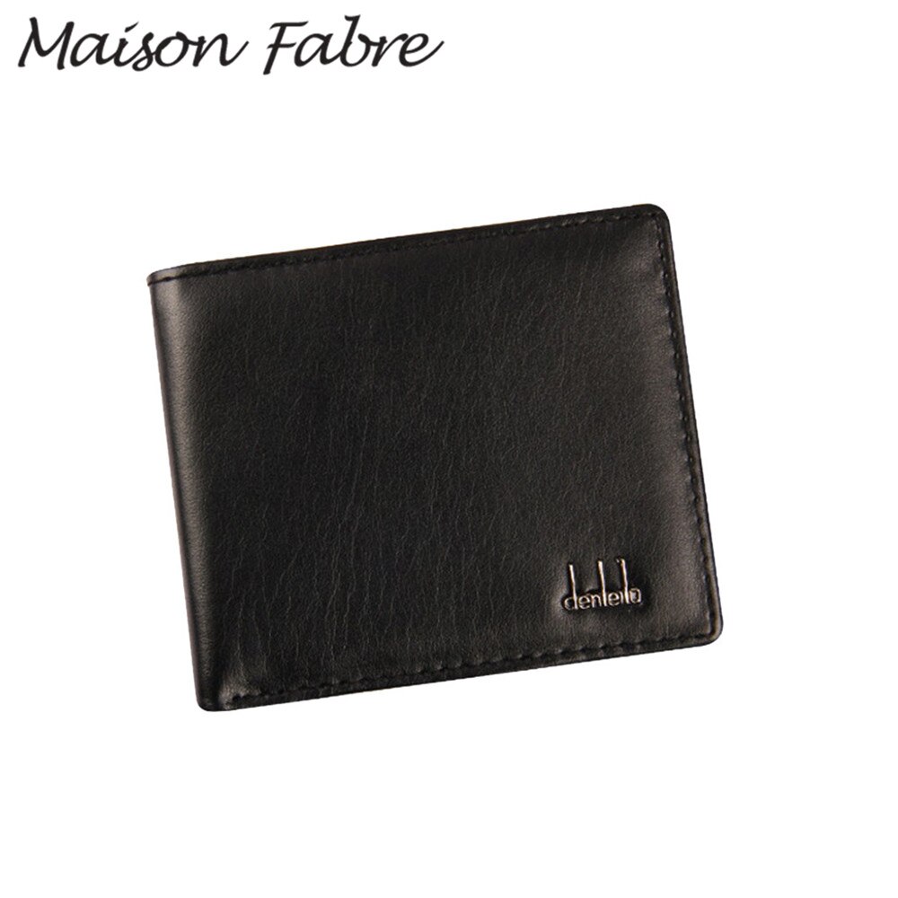 Maison Fabre Tasche business Männer Vintage brieftaschen leder münzfach frauen Bifold brieftasche Dünne Geldbörse männer brieftasche Dünne id Karte halter: BK