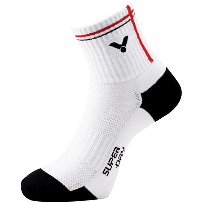 3 paires de chaussettes Victor Badminton chaussettes hommes sport chaussette coton moyen Tennis sportsépaissi serviette bas SK 112 K/F/D