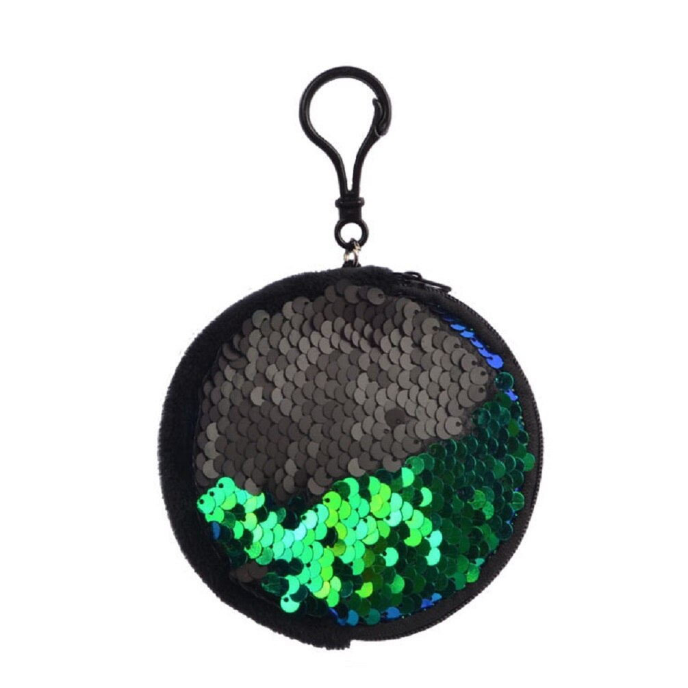 Chica lentejuelas Mini Sparkle bolso monederos para niñas pequeñas lentejuelas monedero monederos billetera inteligente Mini Slim tarjeta monedero bebé carteras: B