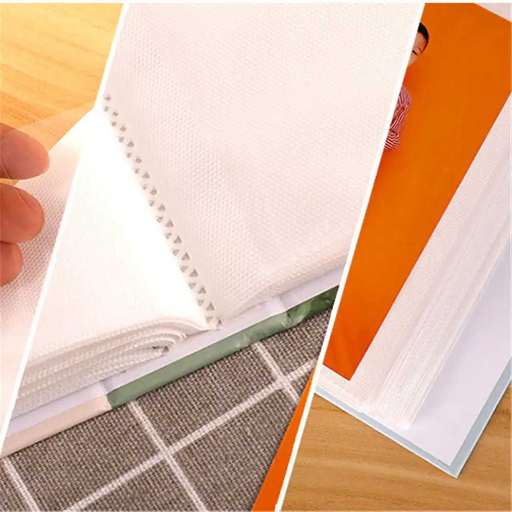 6- tommers fotoalbum med 100 lommer, bildeoppbevaring, scrapbooking-etui, fotoalbumramme, hjemmeminne