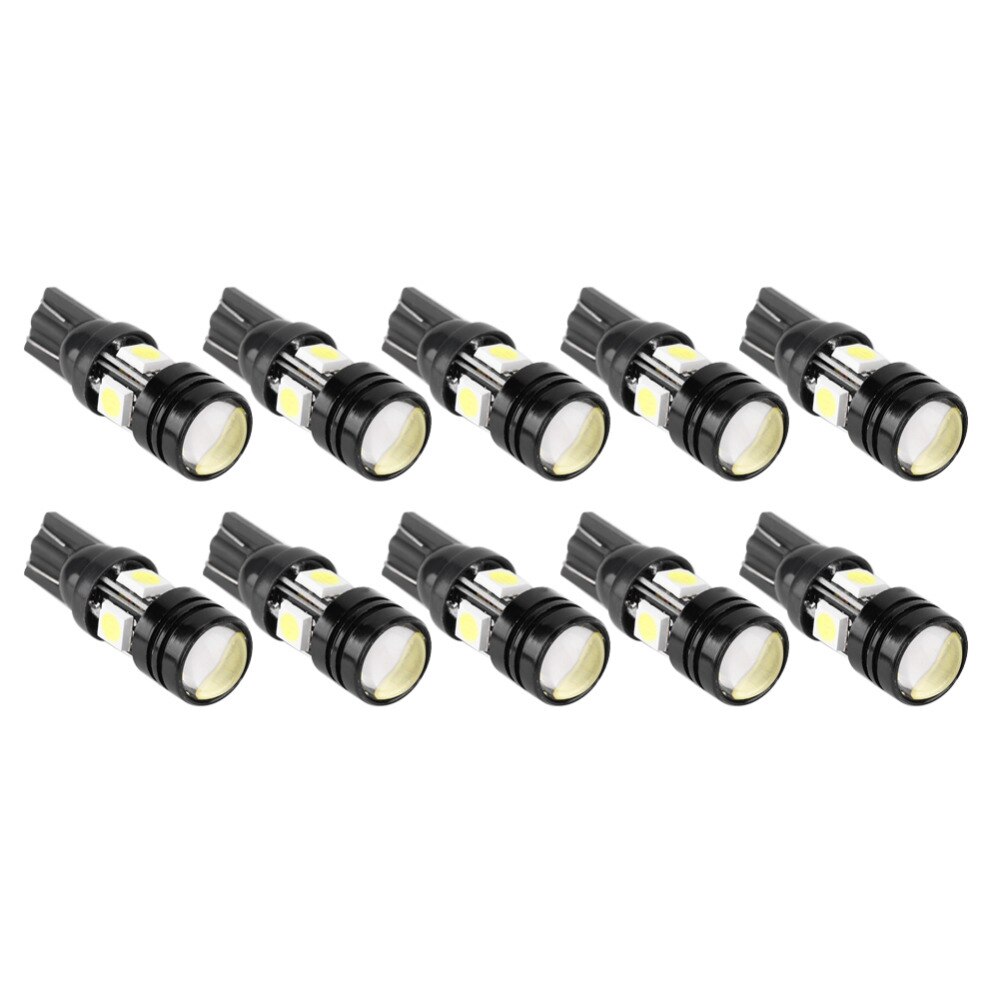 10 Pcs T10 5050 Led-lampen Elke lamp ingebouwde 4 stuks SMD en 1pc 1.5W LED ultra heldere lamp kralen Met de CANBUS detectie