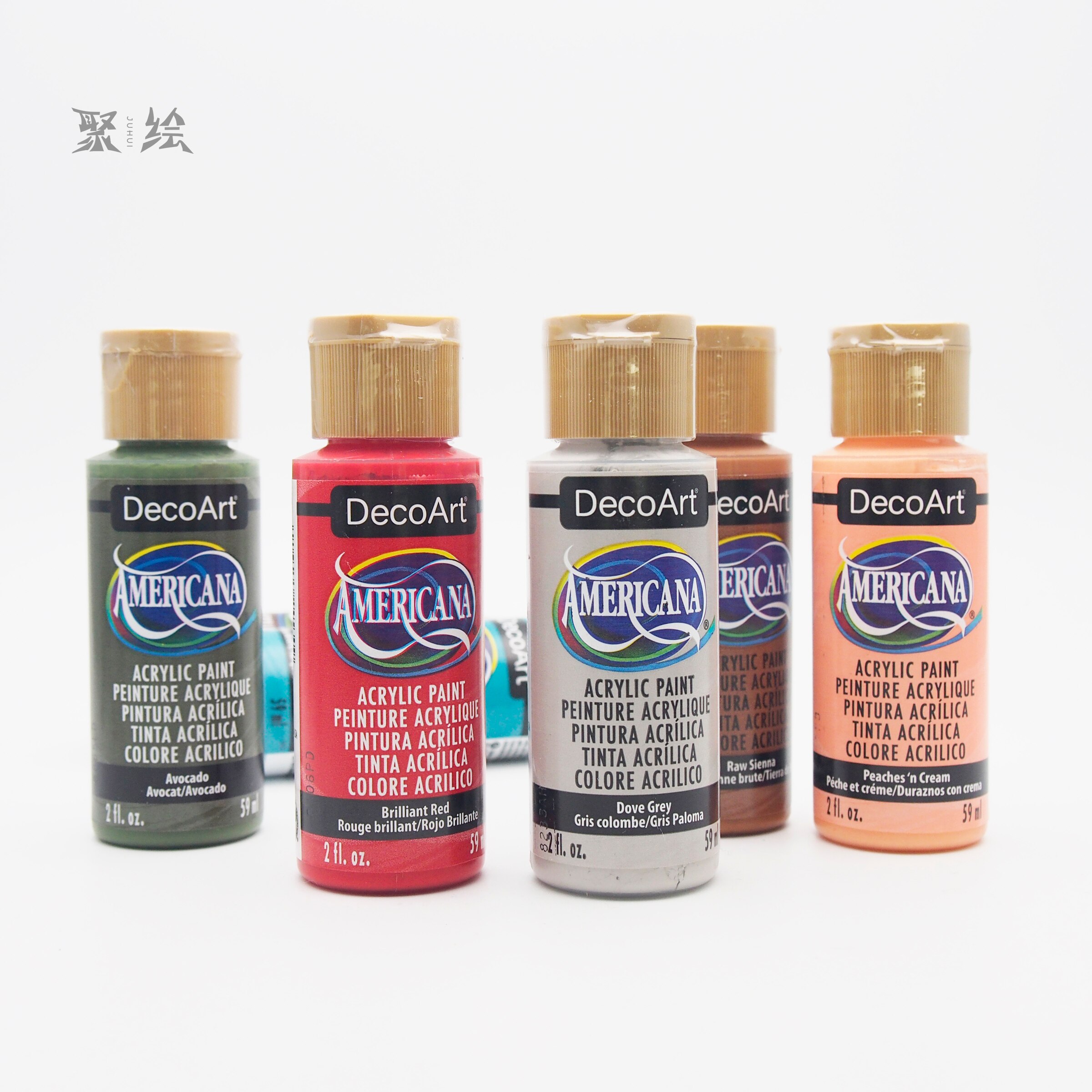 Pintura acrílica importada Americana DA157 ~ DA179, DecoArt americano, DA, pintura de madera