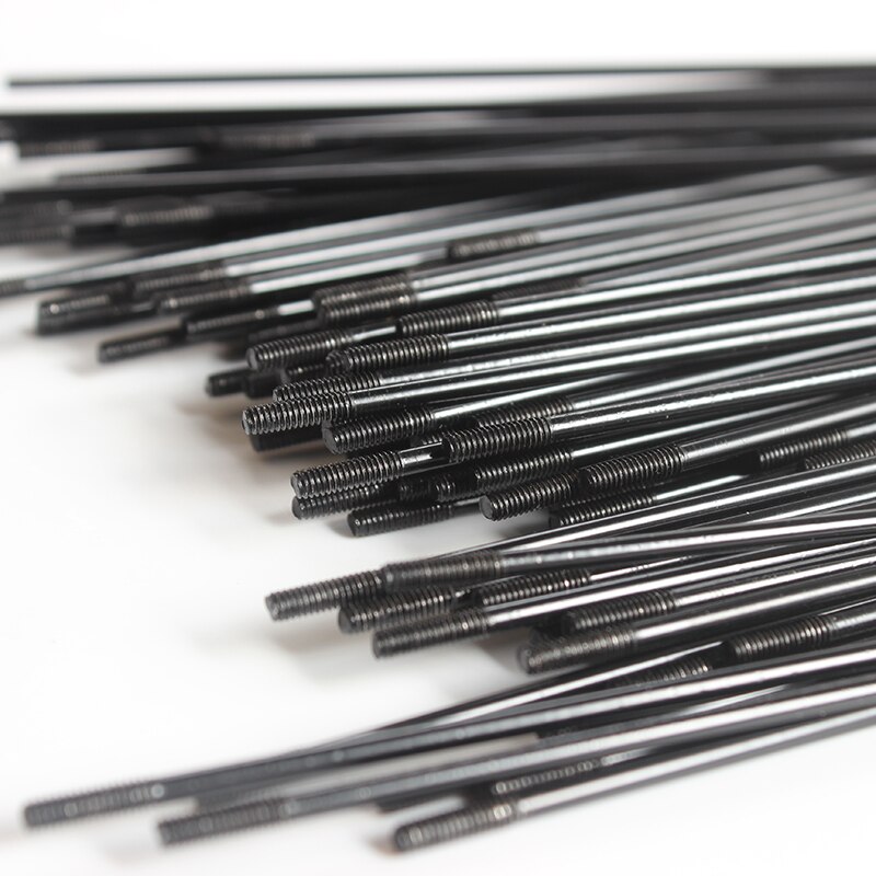 SMLLOW szprychy rowerowe 18 sztuk/partia 45 # stal MTB Road rower elektryczny 14G 76mm-120mm 45 # stal Spoke Cap rower 2.0MM