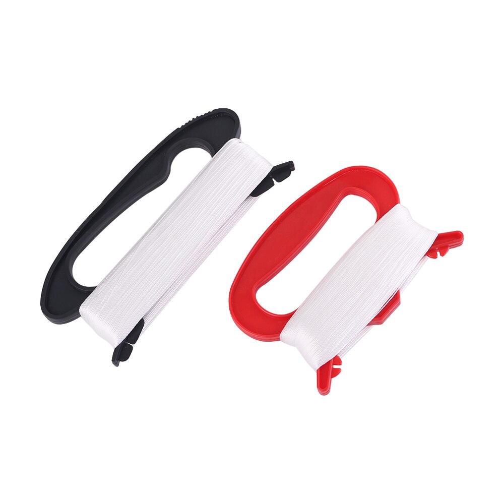 100m flyvende drage linje d form plast polyester hvit drage linje bord flyvende drager linje flyvende drage tilbehør