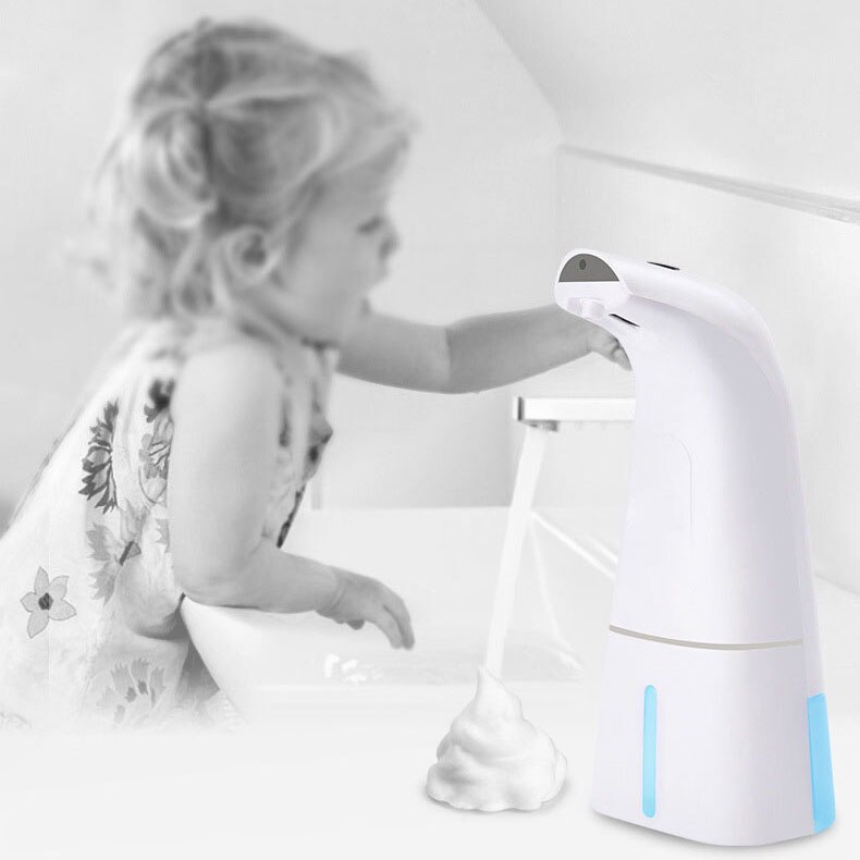 USB Charging Foam Liquid Dispenser Automatic Sensor Touchless Kitchen Bathroom Hand Washer Infrared Soap Dispenser Pump